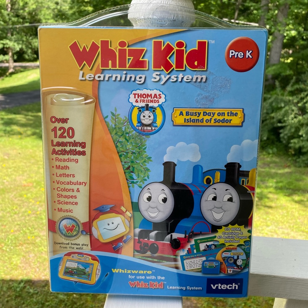 Vtech Whiz Kid Thomas & Friends Learning System Whizware Pre K (New)